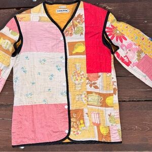 Carleen Vintage Women's Quilt Patchwork Jacket - Multicolor